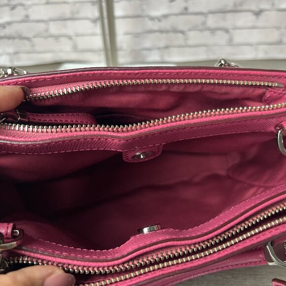 Coach Pink Ruby MINI CHRISTIE Carryall $325 F34797 - Picture 5 of 7